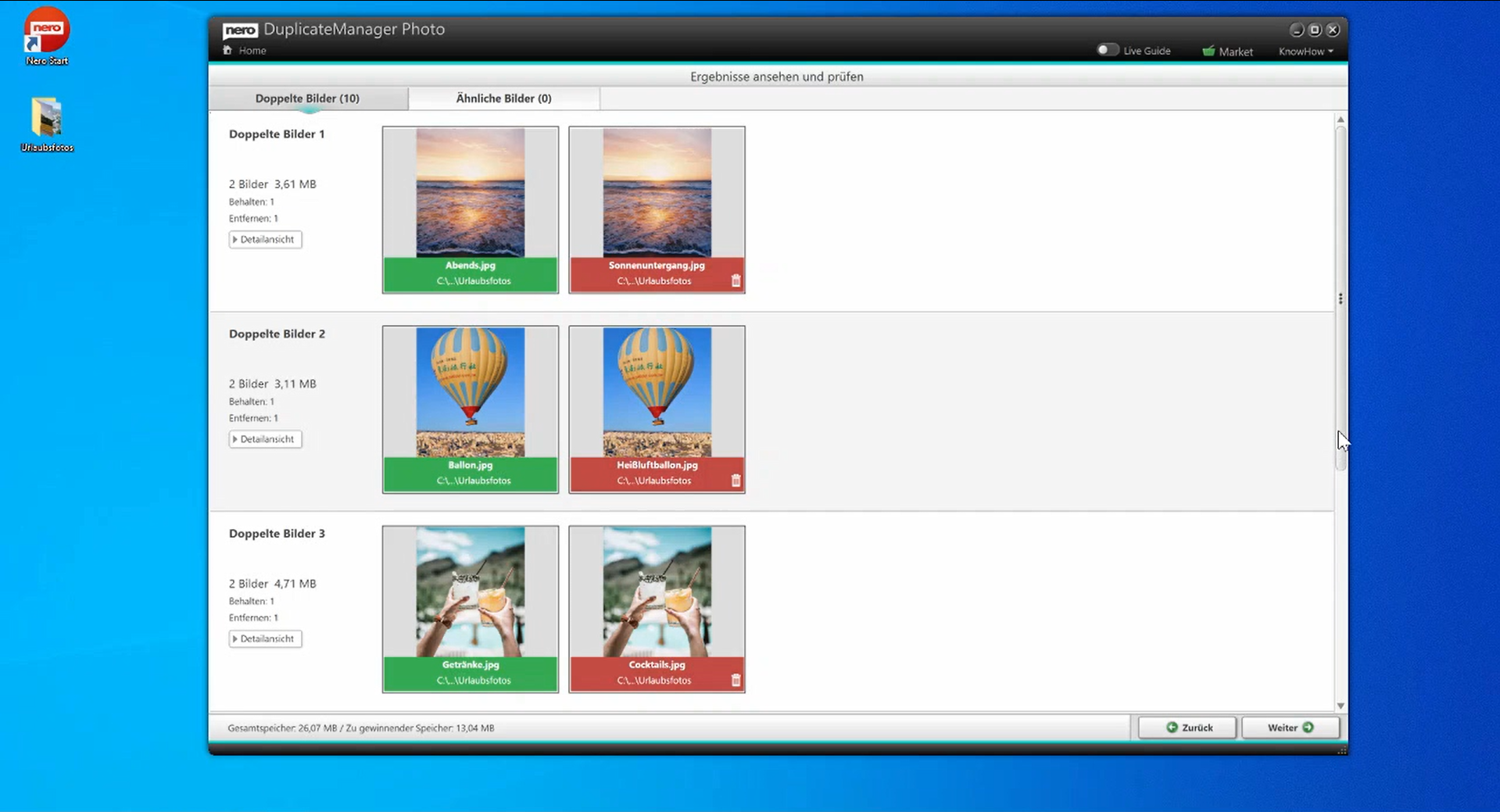 Screenshot Windows Nero Recode Software