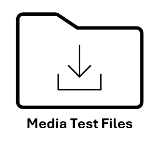 Media Test Files for AI Agents, mp3, m4a, flac, ogg, wav, bmp, heic, jpg, pgn, webp, avi, mkv, mov, mp4, webm