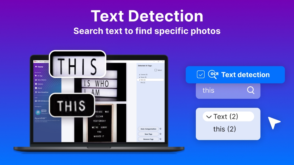 Nero AI Photo Tagger 2026 - Screenshot