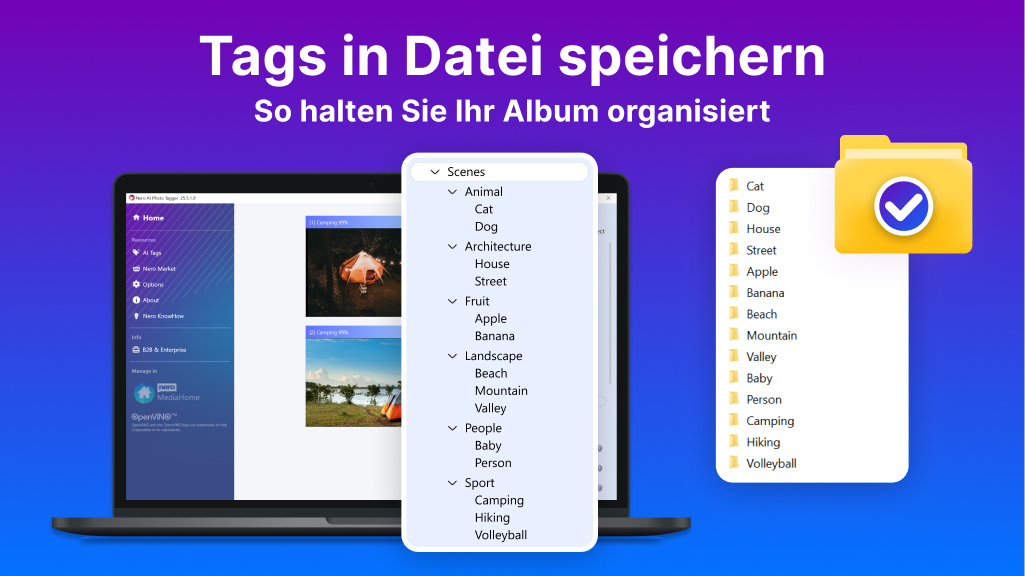 Nero AI Photo Tagger 2026 - Screenshot