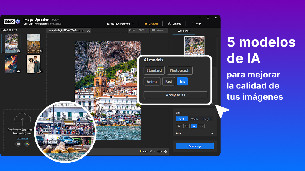 Nero AI Image Upscaler 2026 - Screenshot