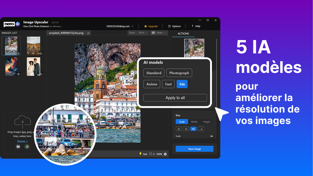 Nero AI Image Upscaler 2026 - Screenshot