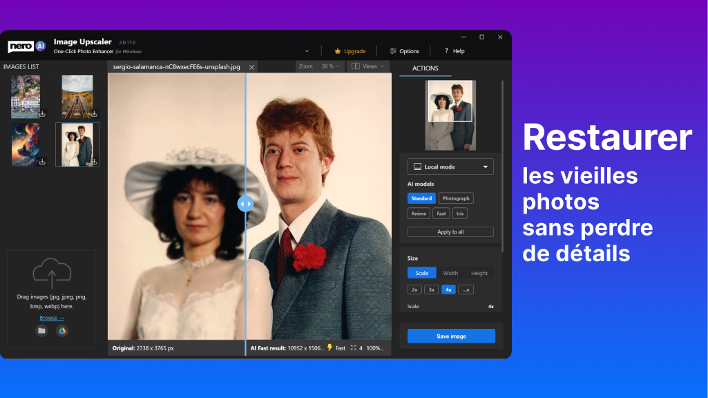 Nero AI Image Upscaler 2026 - Screenshot