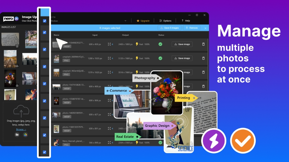 Nero AI Image Upscaler 2026 - Screenshot