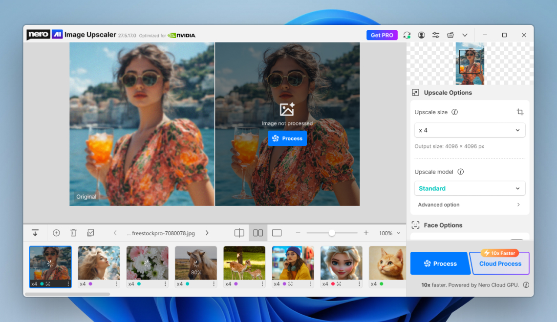 Nero AI Image Upscaler
