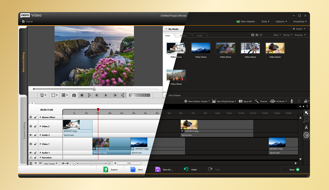 Nero Video - Dark Mode