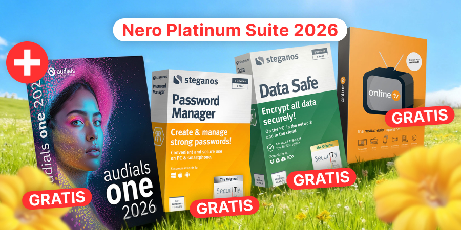Nero Platinum and Steganos DataSafe