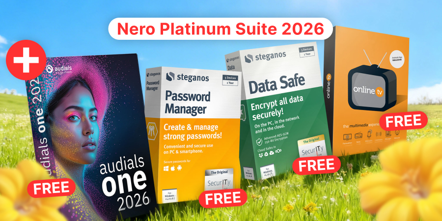 Nero Platinum and Steganos DataSafe