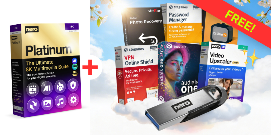 Nero Platinum and Steganos DataSafe
