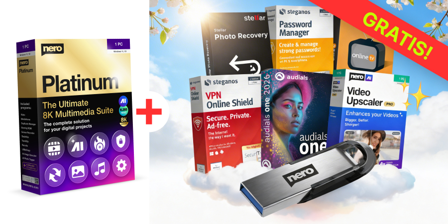 Nero Platinum and Steganos DataSafe