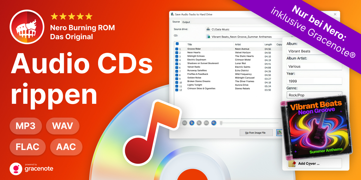 Nero Burning ROM - CD ripper