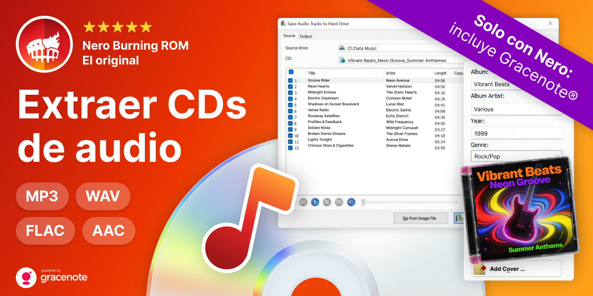 Nero Burning ROM - CD ripper