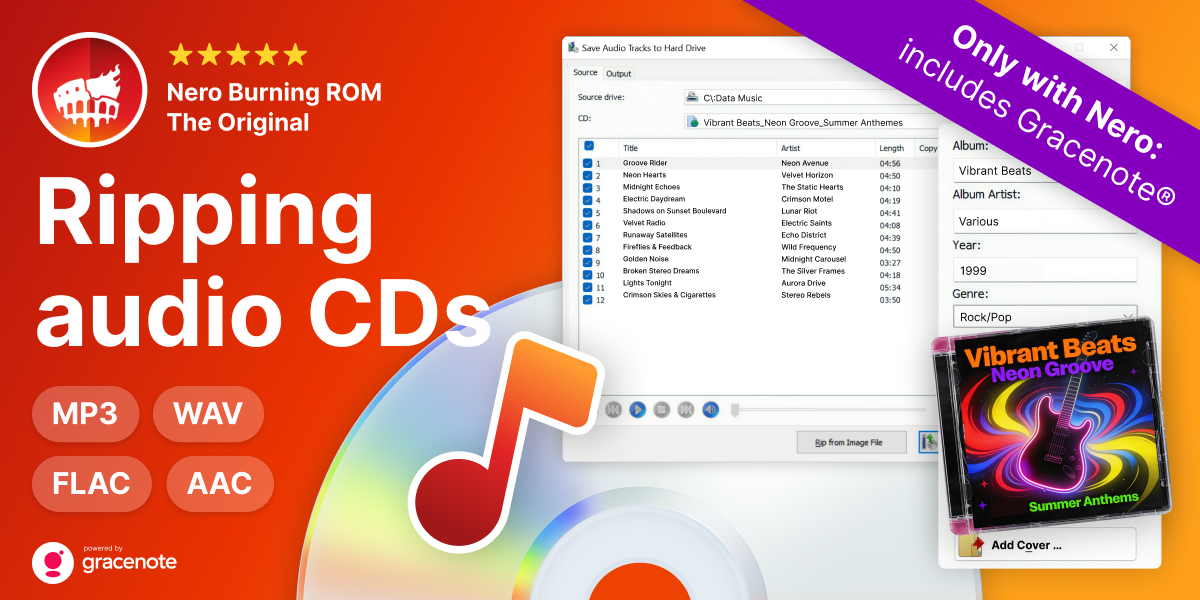 Nero Burning ROM - CD ripper