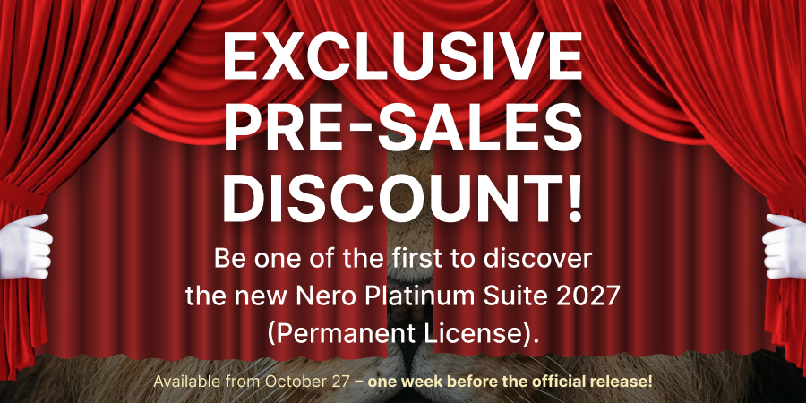 Nero Platinum Suite 2027 - Presale