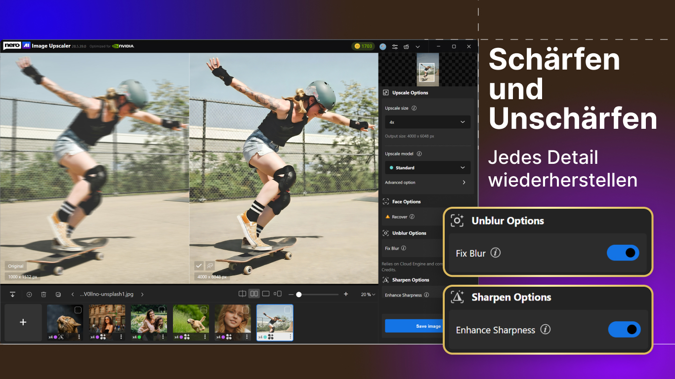 Nero AI Image Upscaler 2027 - Screenshot