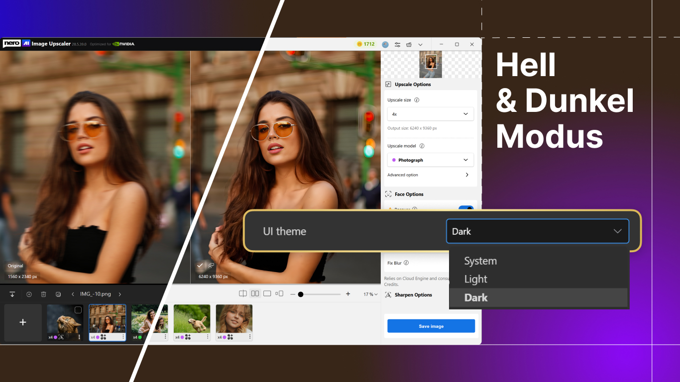 Nero AI Image Upscaler 2027 - Screenshot