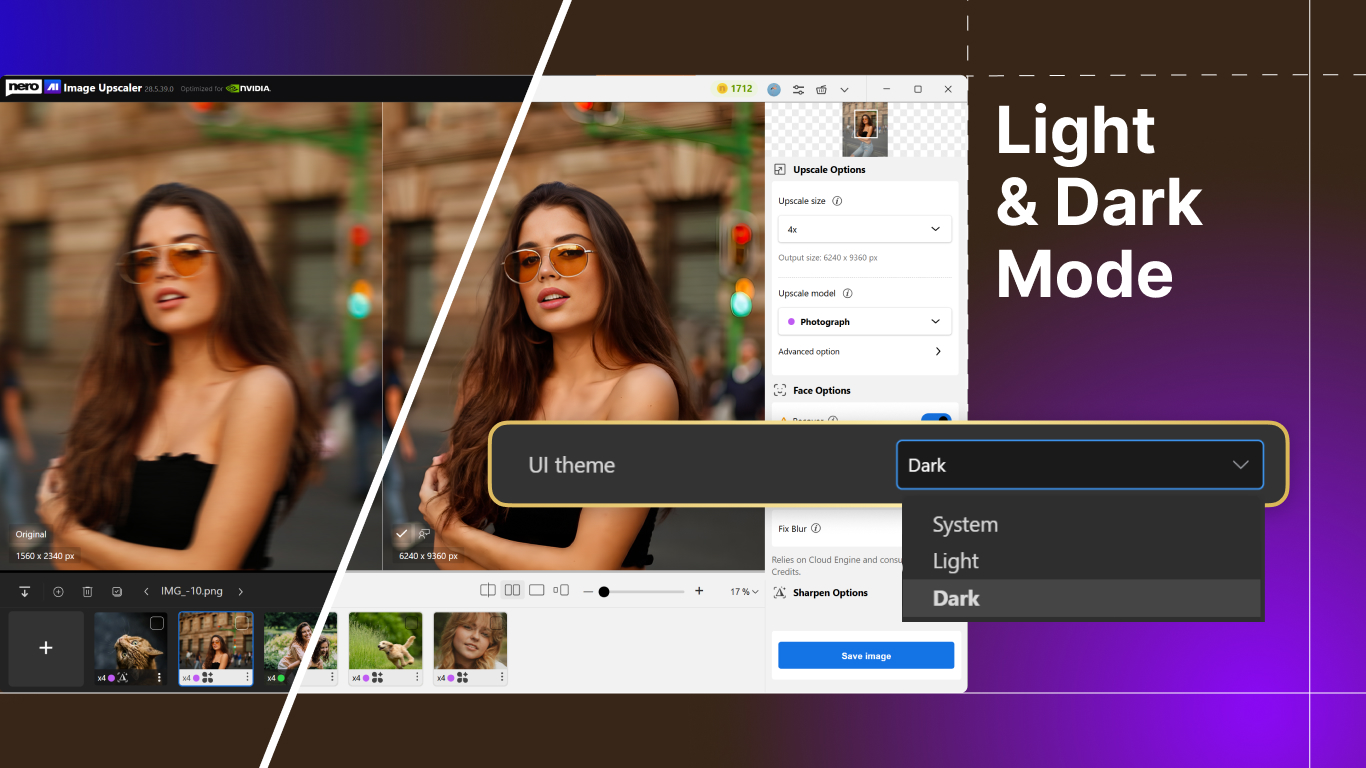 Nero AI Image Upscaler 2027 - Screenshot