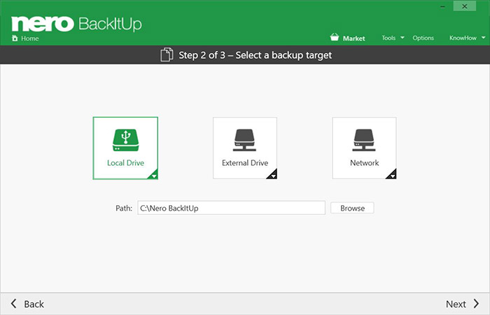 Ihre Back-ups können Sie ganz einfach auf mehreren Zielen speichern. So können Sie selbst entscheiden, was mit Ihren Daten passiert.